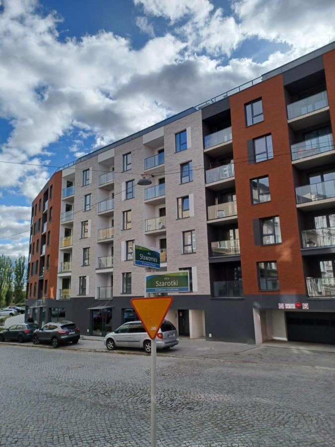 Centrum Apartament Z Parkingiem Stettin Exterior foto